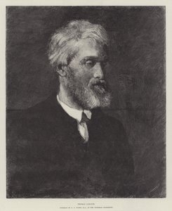 Thomas Carlyle door George Frederick Watts